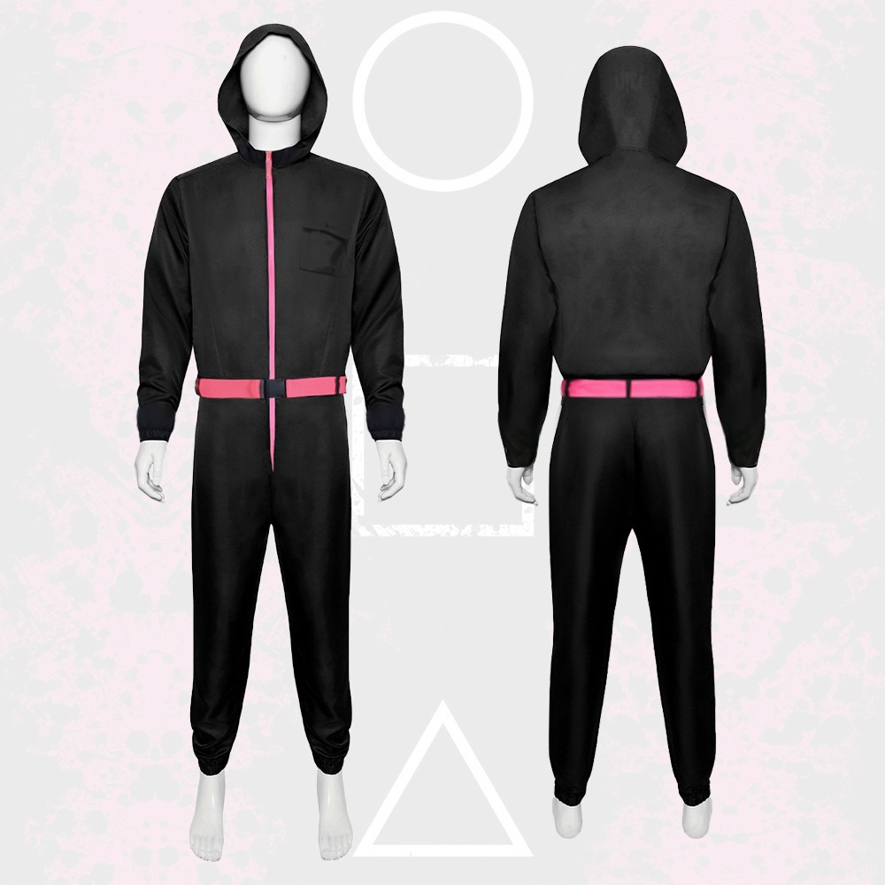 Party Games Juego - Disfraz de Cosplay de Calamari negro,