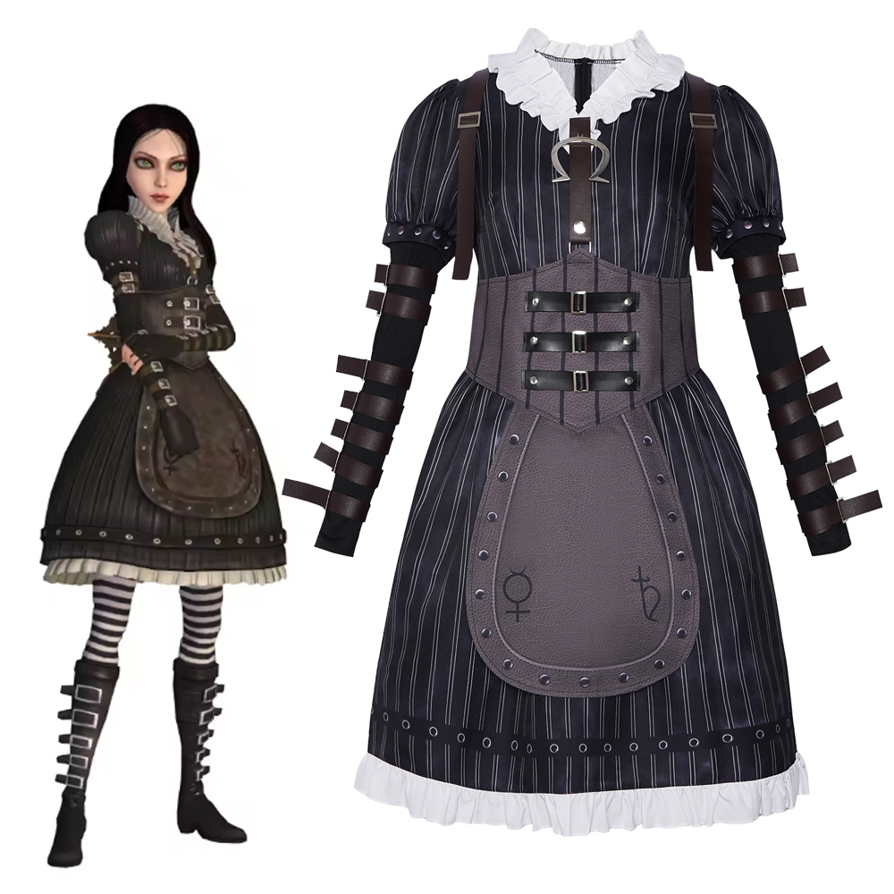 Party Games In Steam - Disfraz de Cosplay de Alice Liddell,