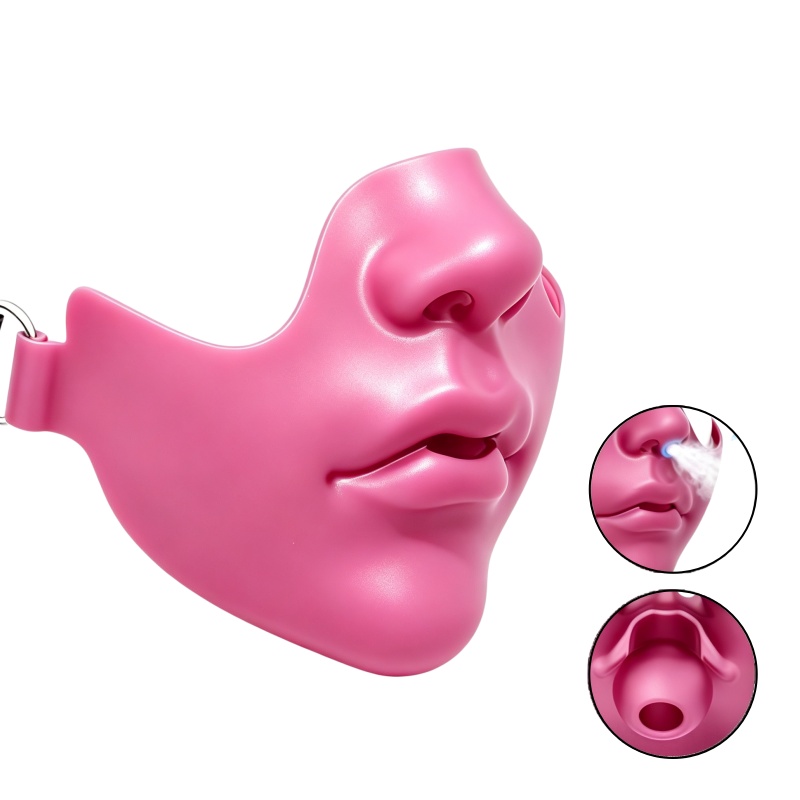 Party Games Couple - Máscara de silicona suave para media