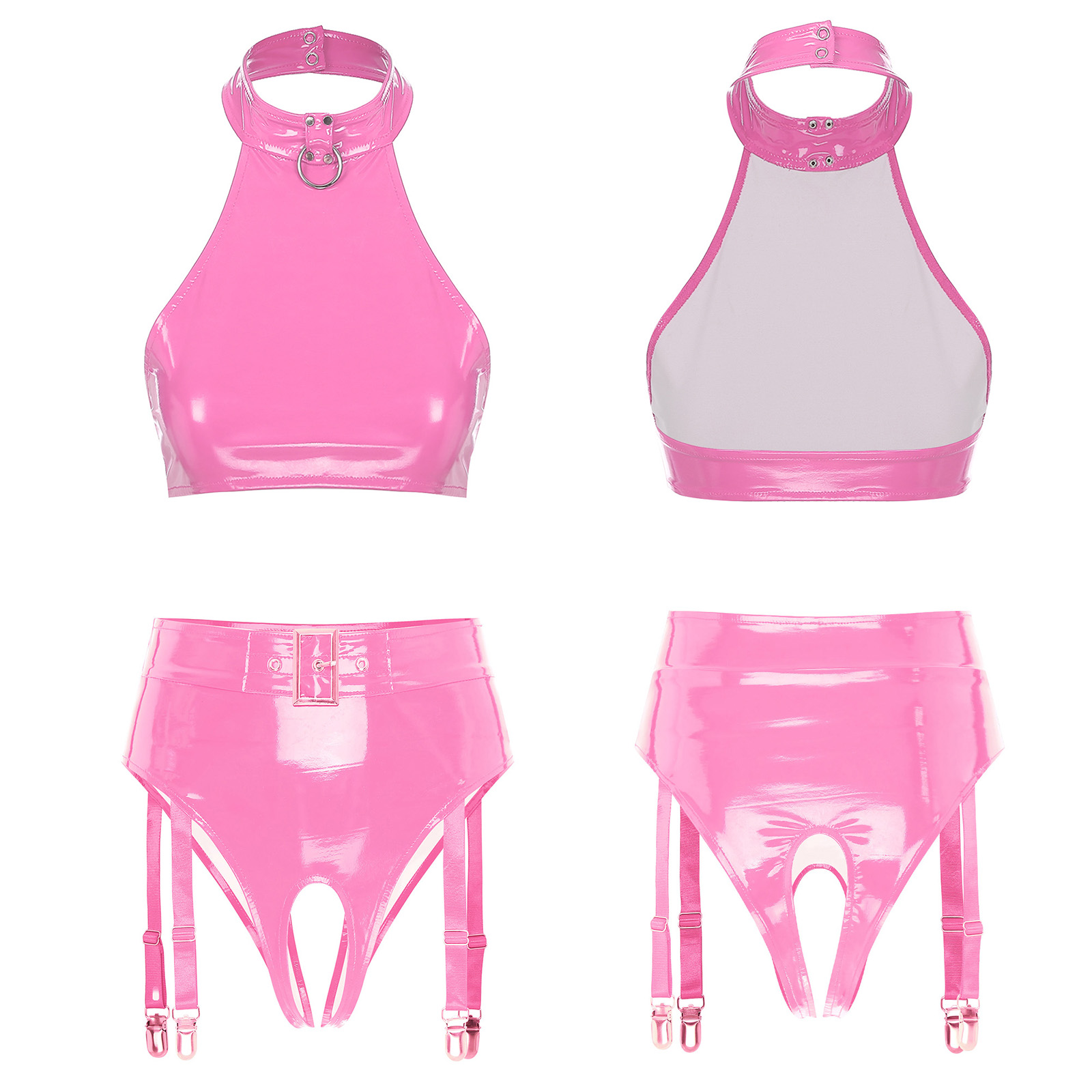 Party Games Couple - Conjunto de Top Corto y Pantalones