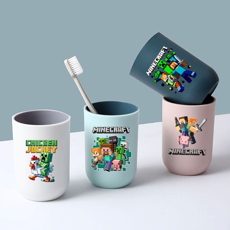 Party Games Minecraft - Vaso de Viaje para Cepillo de