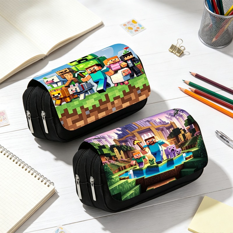 Party Games Minecraft - Estuche de Lápices con Diseño de