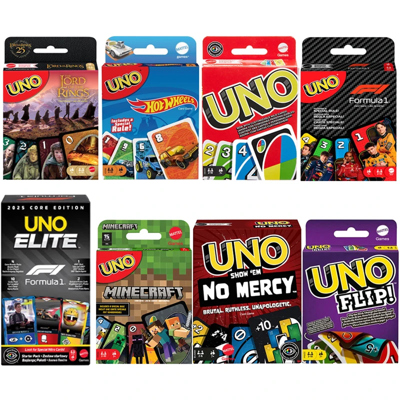 Party Games Minecraft - Juegos de cartas UNO Flip, Super