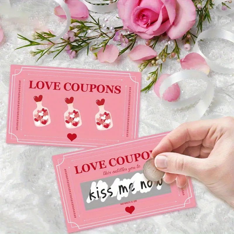 Party Games Couple - 30 tarjetas rosa para rascar la