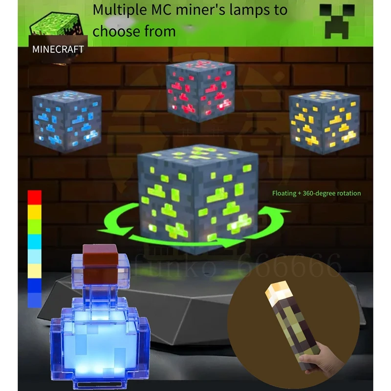 Mini linterna antorcha llavero - Party Games Minecraft reseña y precio