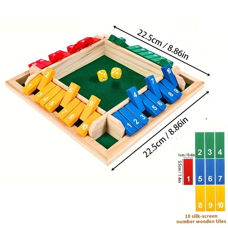 Juego de Mesa de Madera con Da - Party Games For 7 People reseña y precio