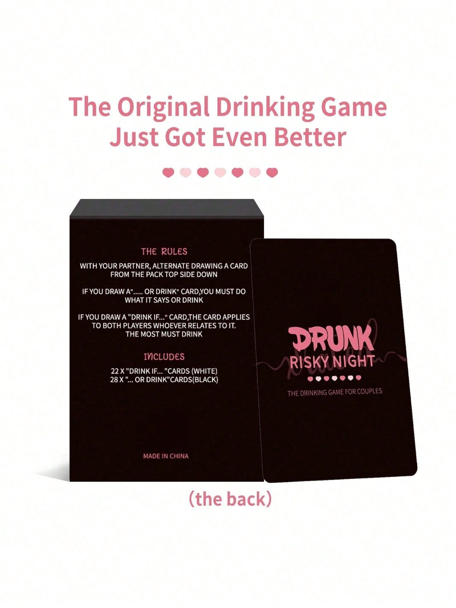 Juego de cartas Drunk Risky Ni - Party Games Couple reseña y precio
