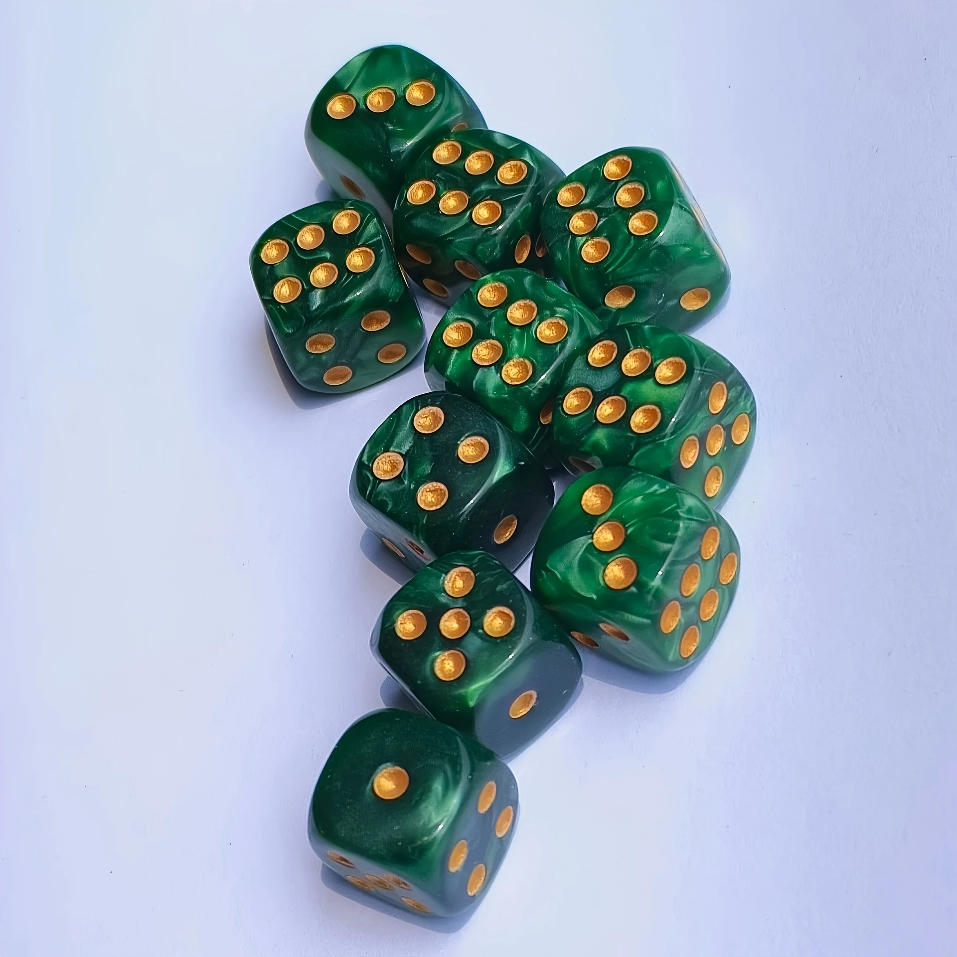 10 dados D6 de 12 mm con diseñ - Party Games Console reseña y precio