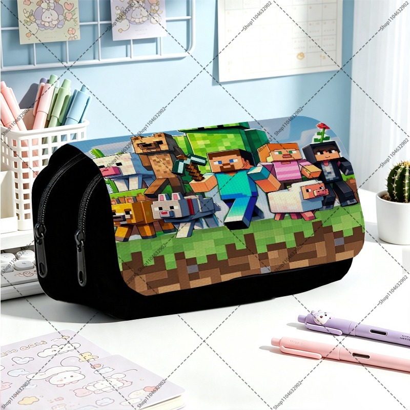 Estuche de Lápices con Diseño  - Party Games Minecraft reseña y precio