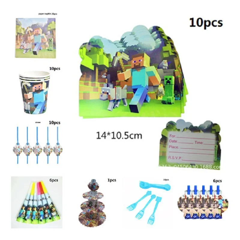 Tarjeta de papel MC Pixel Mine - Party Games Minecraft reseña y precio